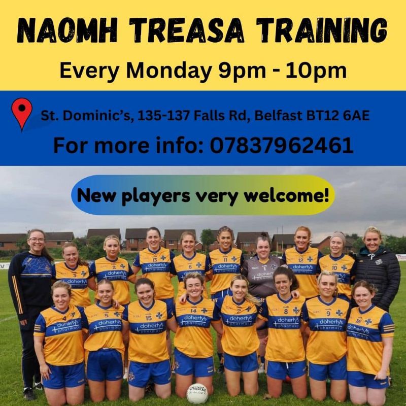 Senior Ladies Training. New players always welcome!