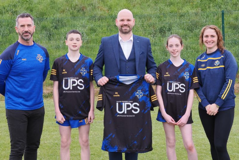 Juvenile Training Jerseys Sponsored by Conor Beirne and Chris Kelly from Ulster Property Sales and UPS Financial Services (Andersonstown Road). 